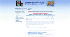 Desktop Screenshot of earth-observer.org