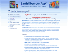 Tablet Screenshot of earth-observer.org